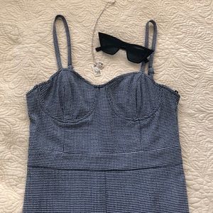 Honey Punch Gingham Jumpsuit